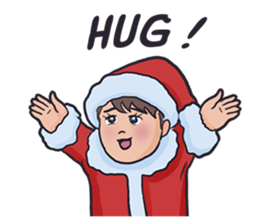 little santa clauses sticker #8476379