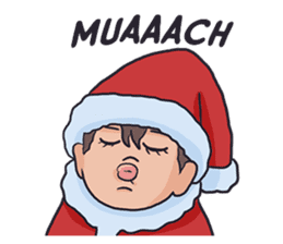 little santa clauses sticker #8476381