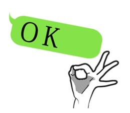 Bubble hands sticker #8476431