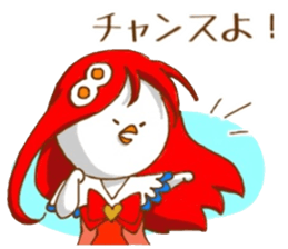 Small bird soldier sticker #8476877