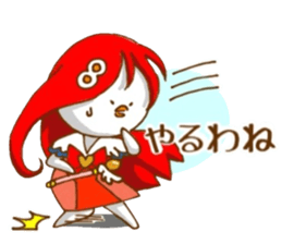 Small bird soldier sticker #8476886