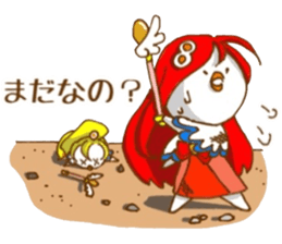 Small bird soldier sticker #8476891