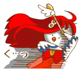 Small bird soldier sticker #8476893