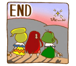 Small bird soldier sticker #8476905