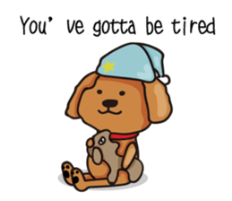 funny poodle_eng part2 sticker #8476966