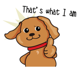 funny poodle_eng part2 sticker #8476976