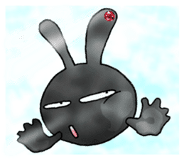 comical bunny 3 sticker #8476987