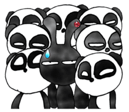 comical bunny 3 sticker #8476991