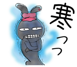 comical bunny 3 sticker #8477006