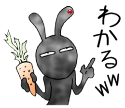 comical bunny 3 sticker #8477008