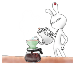 comical bunny 3 sticker #8477012