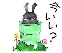 comical bunny 3 sticker #8477014