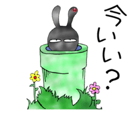 comical bunny 3 sticker #8477014