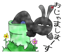 comical bunny 3 sticker #8477015