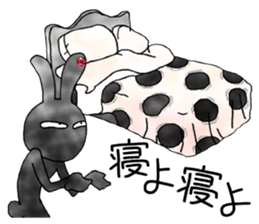 comical bunny 3 sticker #8477019