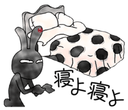 comical bunny 3 sticker #8477019