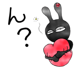 comical bunny 3 sticker #8477020