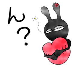 comical bunny 3 sticker #8477020