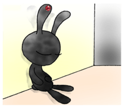 comical bunny 3 sticker #8477022