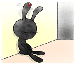 comical bunny 3 sticker #8477022