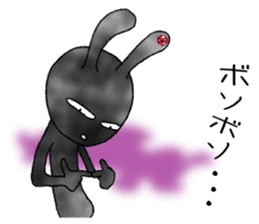 comical bunny 3 sticker #8477024