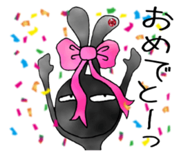 comical bunny 3 sticker #8477025