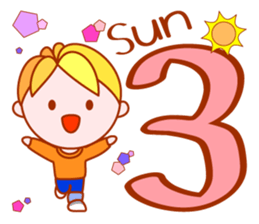 Roll-up boy sticker #8477030