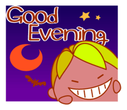 Roll-up boy sticker #8477044