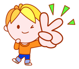 Roll-up boy sticker #8477053