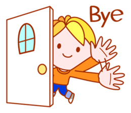 Roll-up boy sticker #8477056