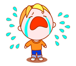 Roll-up boy sticker #8477058