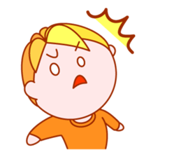 Roll-up boy sticker #8477060