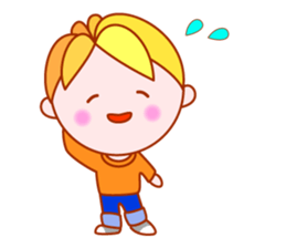 Roll-up boy sticker #8477061