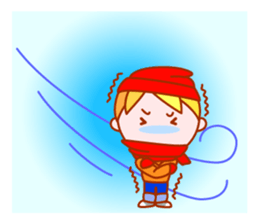 Roll-up boy sticker #8477064