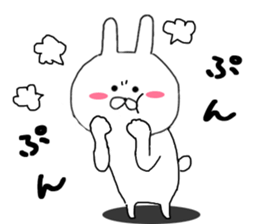 daily conversation of Chibi rabbit sticker #8477126