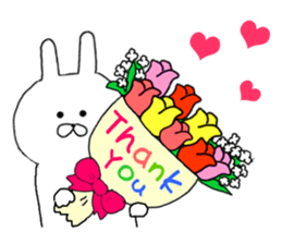 daily conversation of Chibi rabbit sticker #8477133