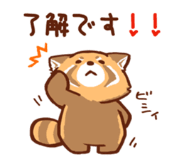 Red Panda Sticker sticker #8477189