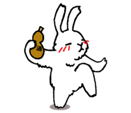 Kung Fu  Rabbit sticker #8477750