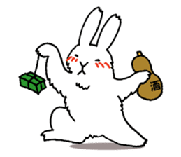 Kung Fu  Rabbit sticker #8477751