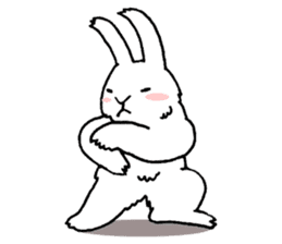 Kung Fu  Rabbit sticker #8477753