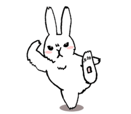 Kung Fu  Rabbit sticker #8477756