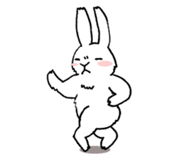 Kung Fu  Rabbit sticker #8477761