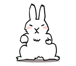 Kung Fu  Rabbit sticker #8477763