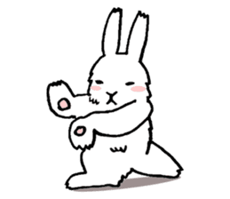 Kung Fu  Rabbit sticker #8477771