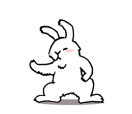 Kung Fu  Rabbit sticker #8477777