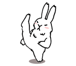 Kung Fu  Rabbit sticker #8477781