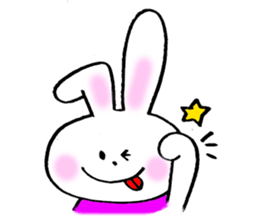 pretty rabitts 2 sticker #8477866