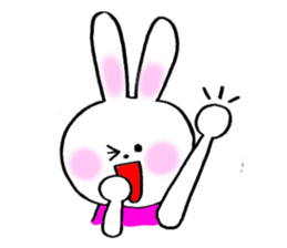 pretty rabitts 2 sticker #8477869