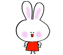 pretty rabitts 2 sticker #8477870