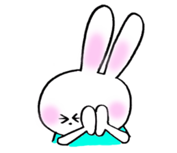 pretty rabitts 2 sticker #8477871